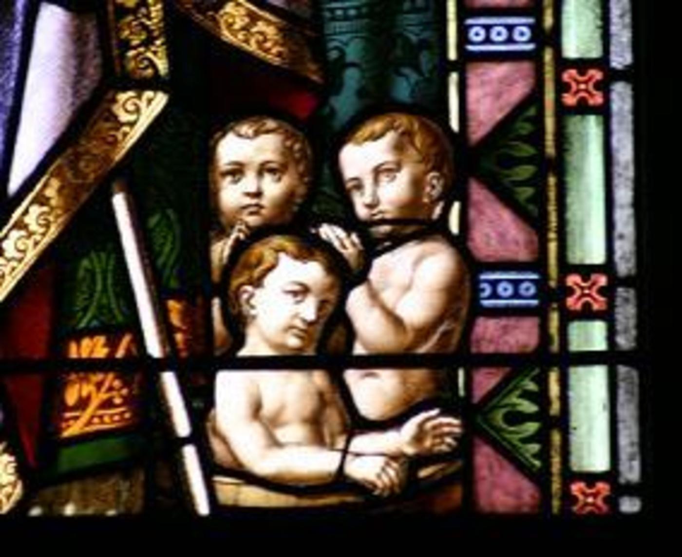 Windows 11A and11B: St. Nicholas of Myra and St. George the Martyr