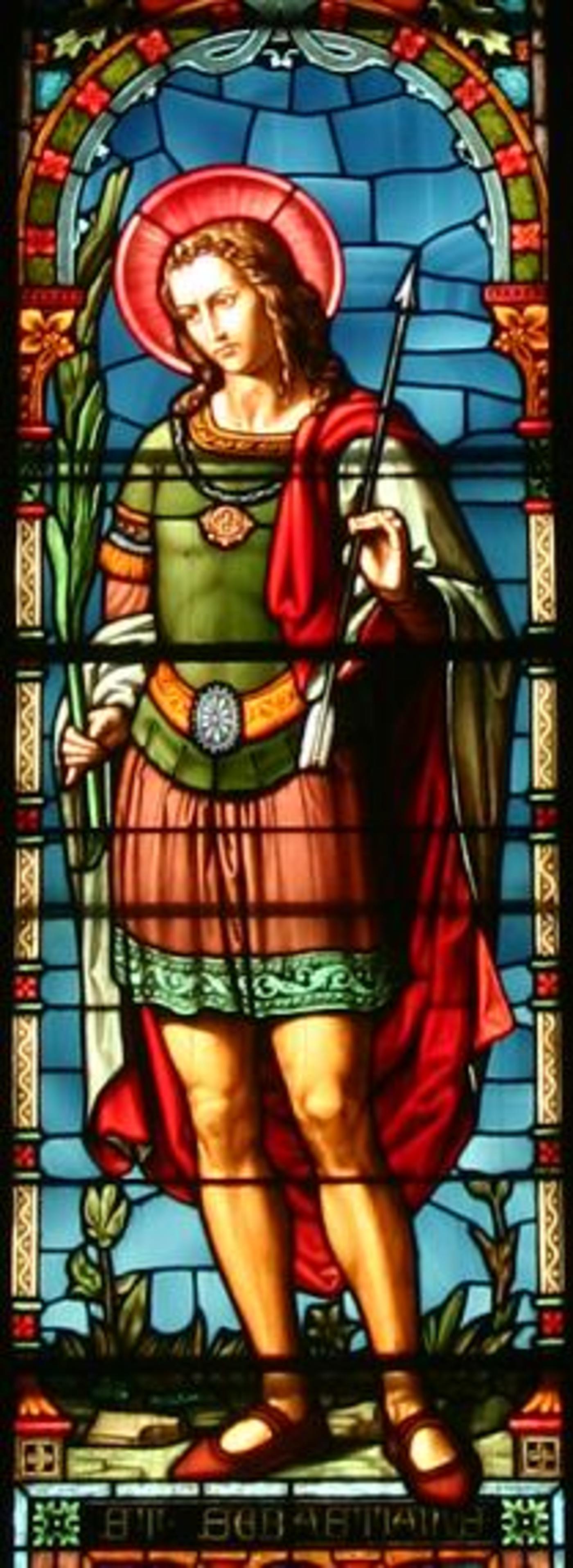 Window 24: Saint Sebastian, Martyr