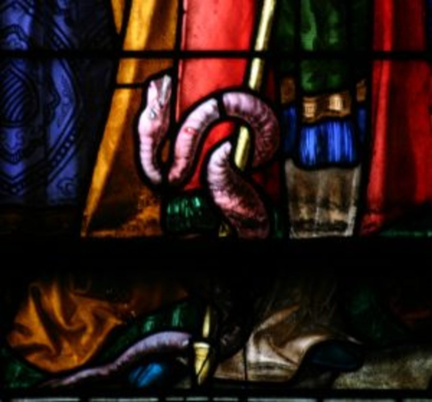 Windows 13A and 13B: Saint Patrick of Ireland and St. Stephen, Deacon
